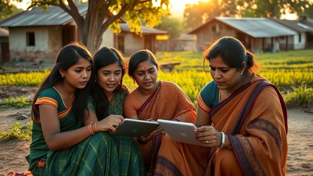Cómo Mujeres en la India Rural Están Usando la Formación de IA Para Romper Barreras Sociales